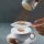 Șablon barista pentru latte art, șablon decorativ pentru cafea