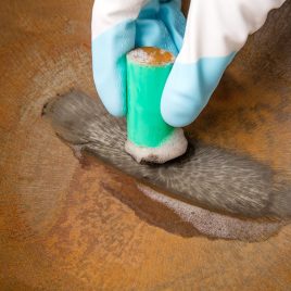 Vasul magic, curățător metalic