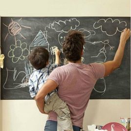   Tablă de cretă, autocolant tablă, tablă de cretă autoadezivă (cu cretă)