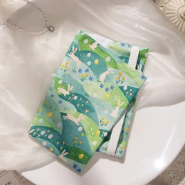 Copertă textilă cu model (A5) Bunny