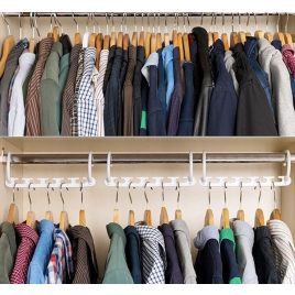 Umeraș, umeraș economisitor de spațiu 8 buc.