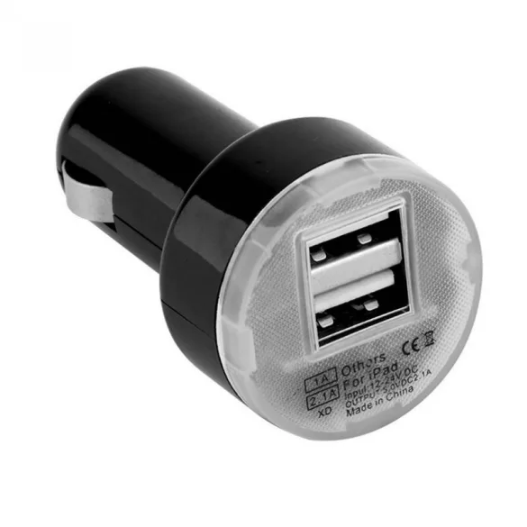DUAL încărcător USB pentru brichetă auto