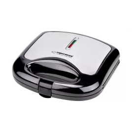   Esperanza sandwich maker 1000W Asiago - Grătar electric, suprafață antiaderentă, 2 felii, negru - EKT011