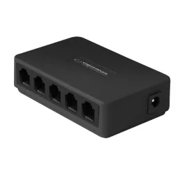   Onyx Switch Ethernet cu 5 porturi - Esperanza, suport 10/100/1000 - ENS103