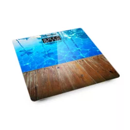   Esperanza cântar digital de baie - design Waikiki, suprafață de sticlă, măsurare până la 150 kg, cu ecran LCD - EBS011