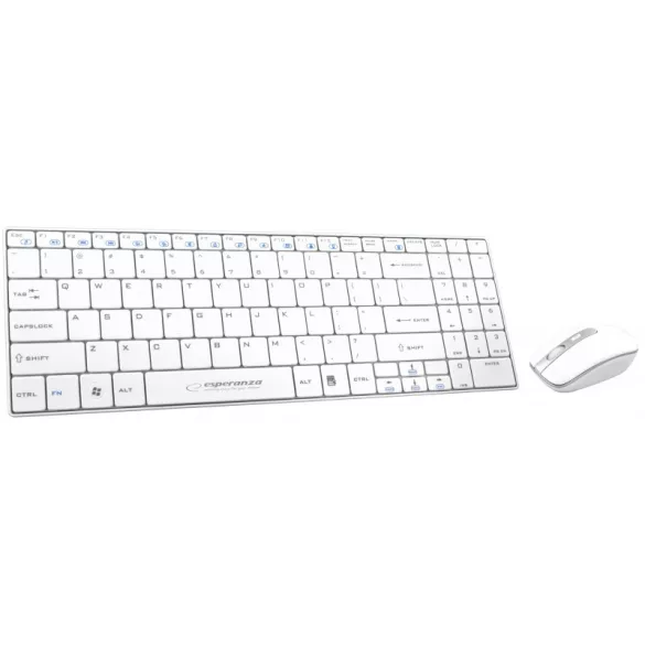 Set mouse și tastatură wireless Esperanza cu receptor USB 2.4GHz