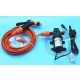 Pompa auto portabilă 12V cu pulverizator și furtun / spălător cu presiune înaltă