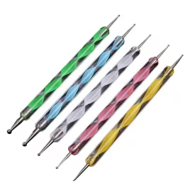   Set de decorare a unghiilor, stilou pentru decorare unghii (5 buc.)