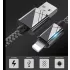 Extra cablu de date și încărcare rapidă USB Lightning pentru iPhone, rezistent, 1 metru