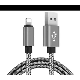   Extra cablu de date și încărcare rapidă USB Lightning pentru iPhone, rezistent, 1 metru
