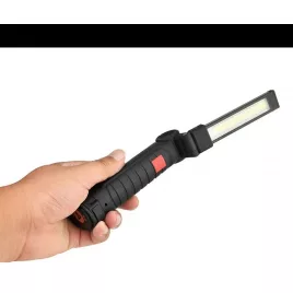   Lampă LED magnetică rotativă 360°, reîncărcabilă prin USB, iluminare de urgență, cu intensitate reglabilă