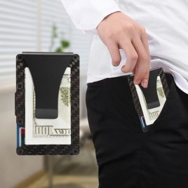 Portofel elegant și subțire pentru carduri și bani