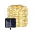 Ghirlandă decorativă solară 10m, alb cald