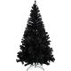 Brad artificial negru, 150cm 415 crengi