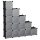 Set de cuburi de depozitare combinabile 15 buc, negru