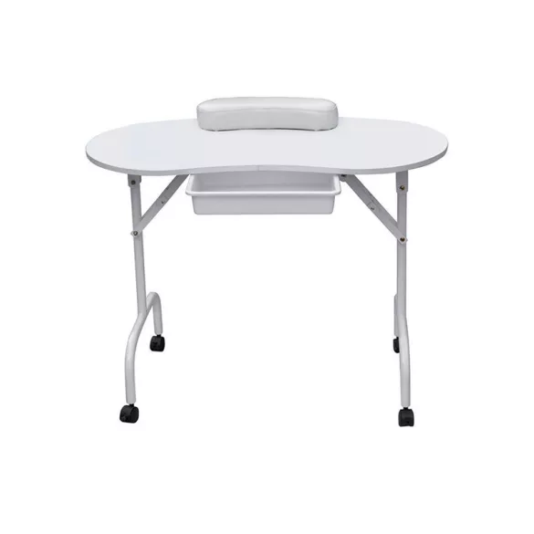 Masă manichiură portabilă cu geantă cadou și sertar