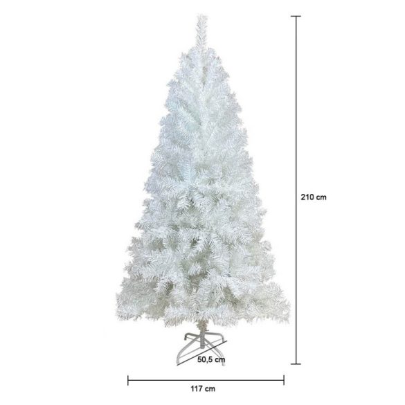 Brad artificial alb 210 cm