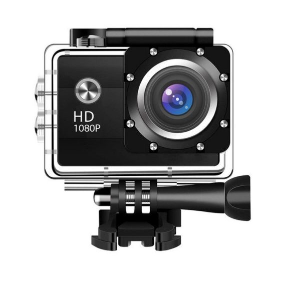 Cameră sport rezistentă la apă 1080P - ideală și pentru utilizare ca cameră de bord sau de supraveghere