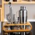 Set barman Bambo 700ml, cu suport de bambus