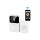 SmartCom sonerie wireless inteligentă cu receptor interior, culoare albă
