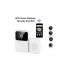 SmartCom sonerie wireless inteligentă cu receptor interior, culoare albă