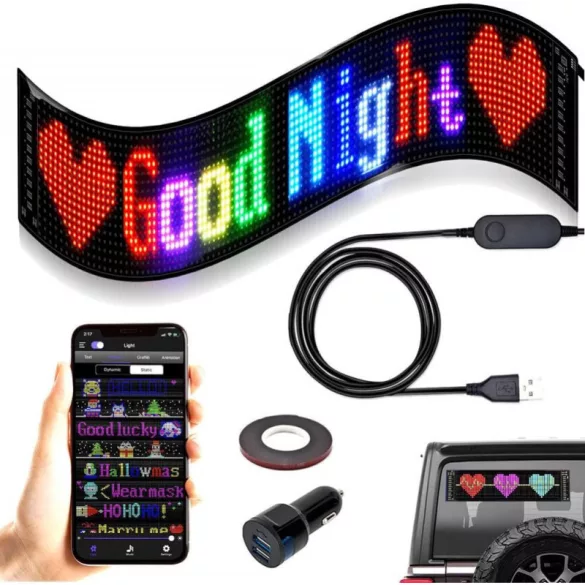 Display programabil LED auto