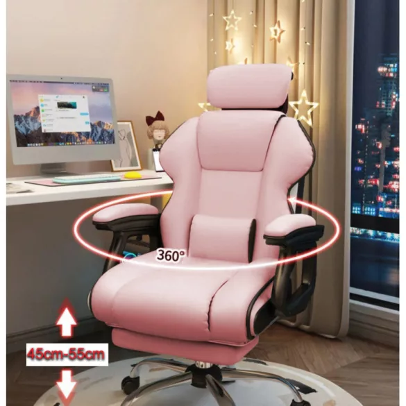 Scaun GamerElegance cu suport pentru picioare