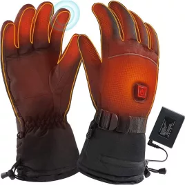   Mănuși încălzite cu 2 powerbank-uri - impermeabile, pentru ecran tactil, pentru motocicletă, bicicletă - XL (câți centimetri are XL???)