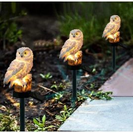 Lampă bufniță solară