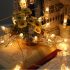 Suport foto cu cleme, ghirlandă luminoasă cu cleme, alb