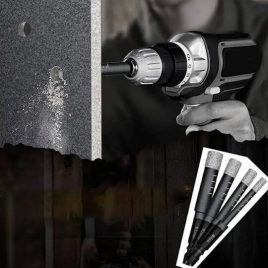   Burghiu auto-răcire, Set de burghie diamantate uscate (4 buc)