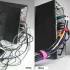 Organizator de Cabluri cu Velcro Colorat, 50 Bucăți, Mai Multe Culori