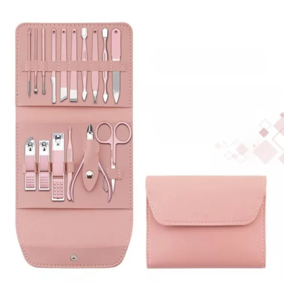 Set manichiură și pedichiură (16 bucăți)