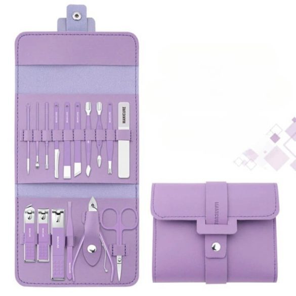 Set manichiură și pedichiură (16 bucăți)