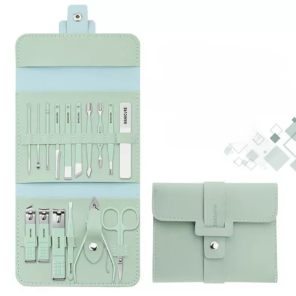 Set manichiură și pedichiură (16 bucăți)