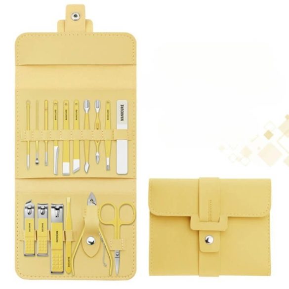 Set manichiură și pedichiură (16 bucăți)