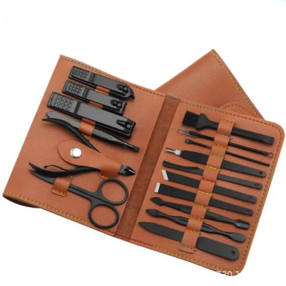 Set manichiură și pedichiură (16 bucăți)