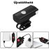 Set lampă de bicicletă cu LED, reîncărcabilă prin USB