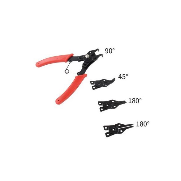 Clește multifuncțional cu capete interschimbabile