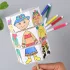 Joc de colorat și îmbrăcat