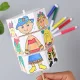 Joc de colorat și îmbrăcat