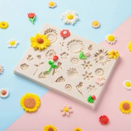   Formă din silicon pentru decorarea tortului, modelator marțipan