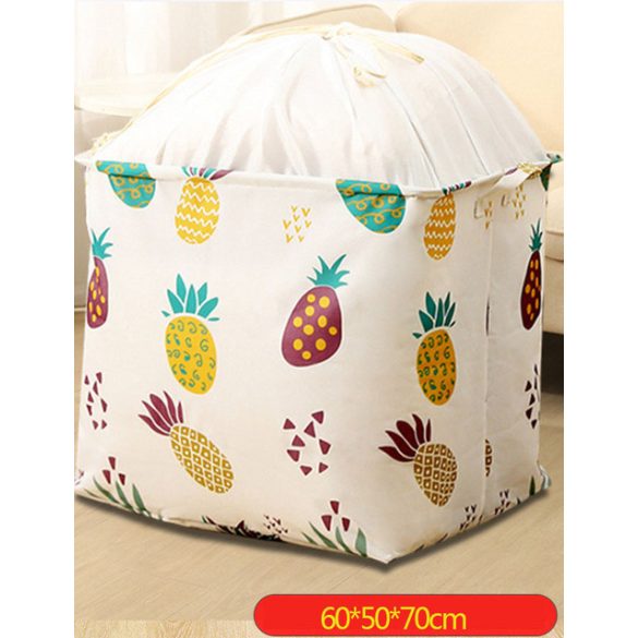 Depozit pliabil pentru haine cu capacitate mare, cu mânere și șnur de strângere