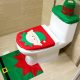 Set husă pentru capac WC de Crăciun