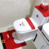 Set husă pentru capac WC de Crăciun