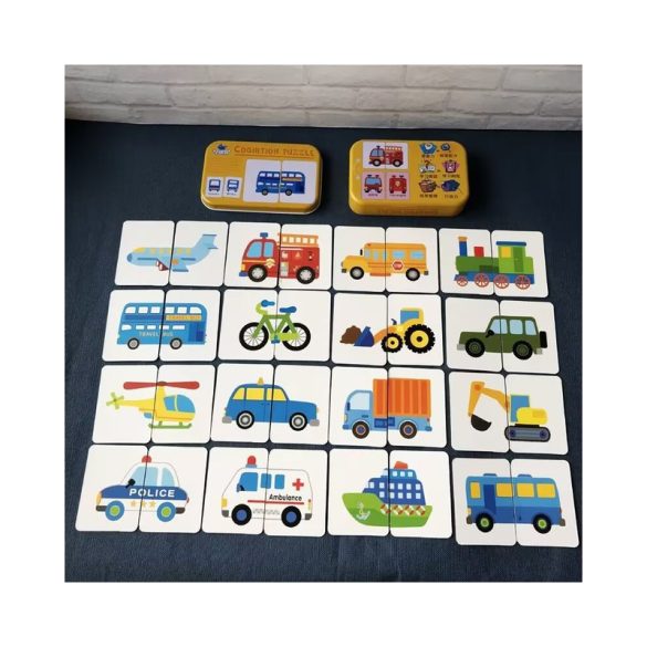 Joc de cărți puzzle pentru dezvoltarea abilităților