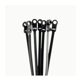 Coliere de cablu cu orificiu pentru șurub, 100 bucăți