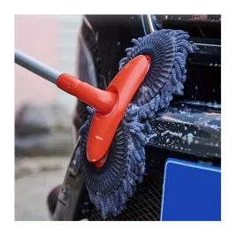 Perie auto cu două capete și mâner telescopic