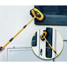   Perie auto pentru spălare cu blană moale și mâner telescopic