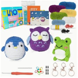 Set de croșetat pentru începători cu animale